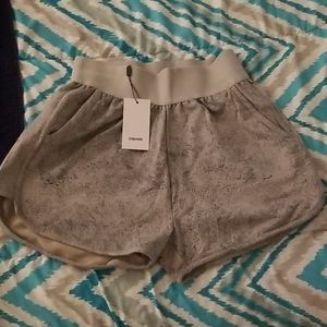 NWT gymshark chalk shorts